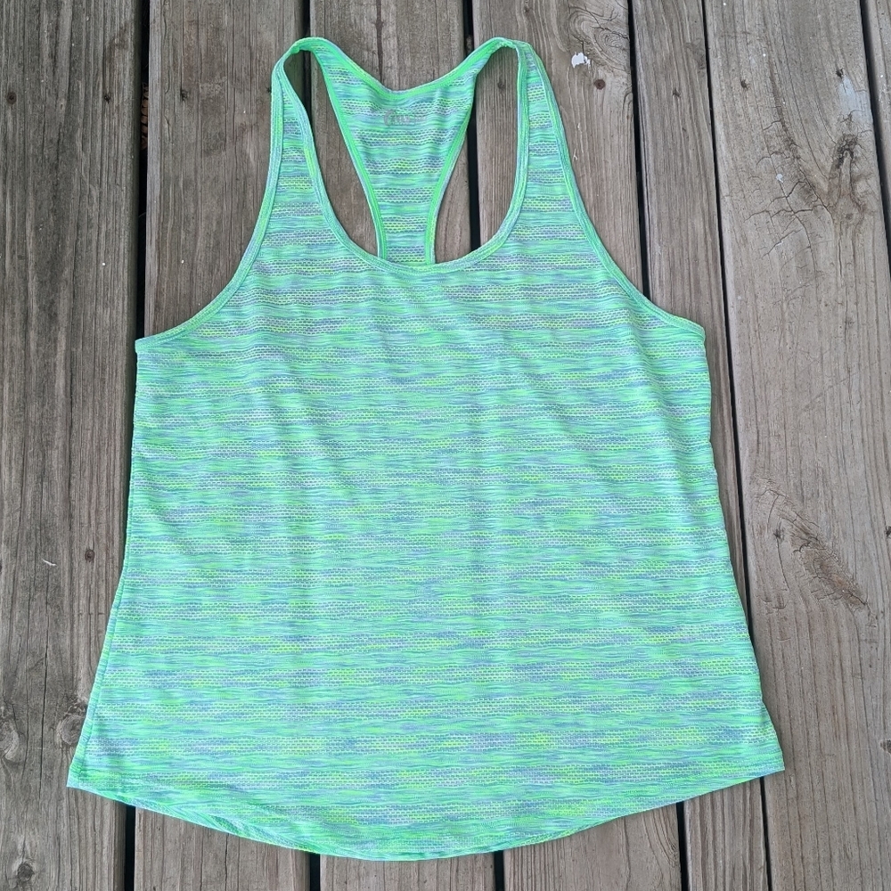 SzXXL Zyia Caribbean Splash Cubana Racerback Tank